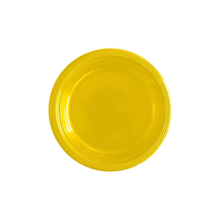 Plato Deluxe Pequeño Amarillo 15 cm  x 10 Unidades Sempertex