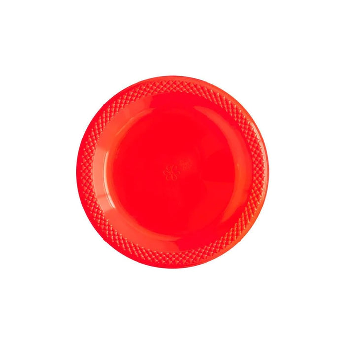 Plato Deluxe Pequeño Rojo  15 cm  x 10 Unidades Sempertex