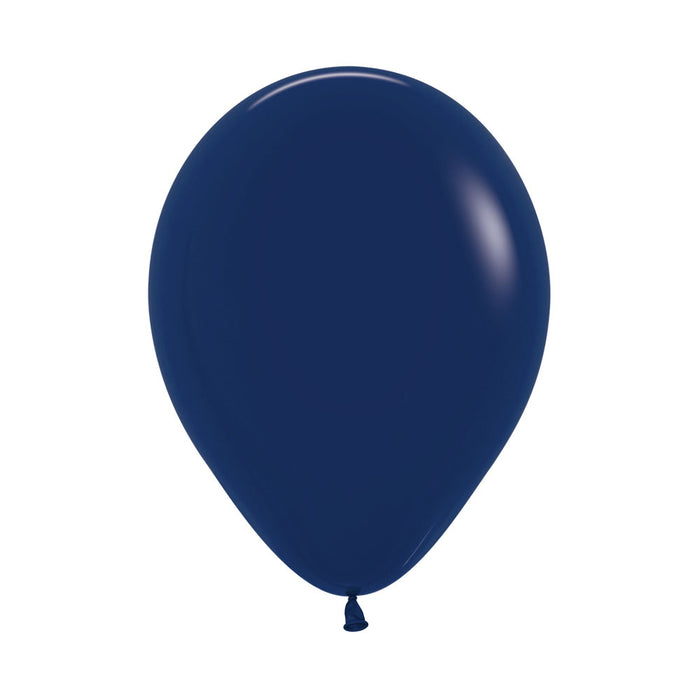 044 Globo Azul Naval Fashion R18 x 6 Globos