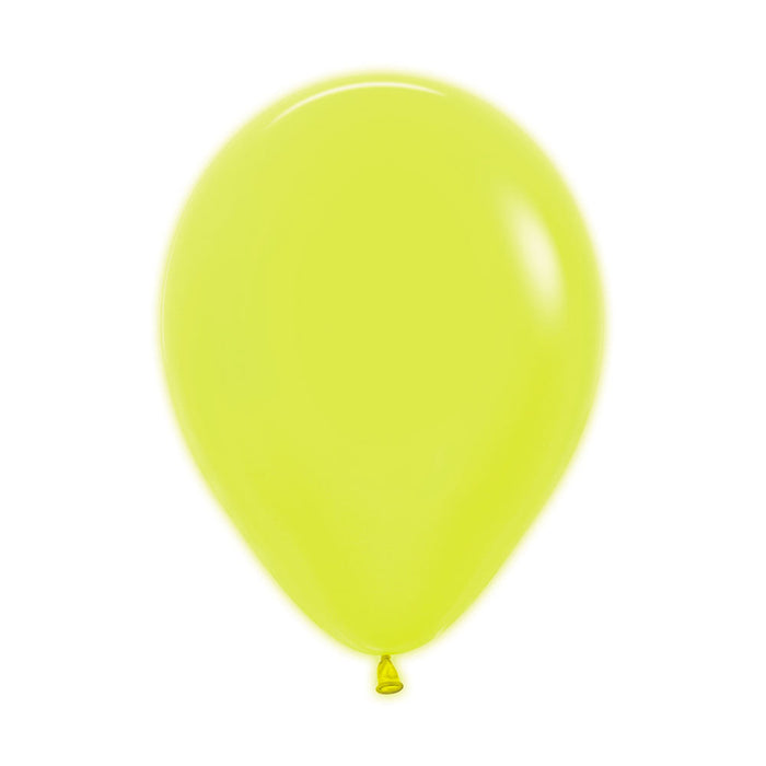 Globo Amarillo  Neon R9 X 50 Globos