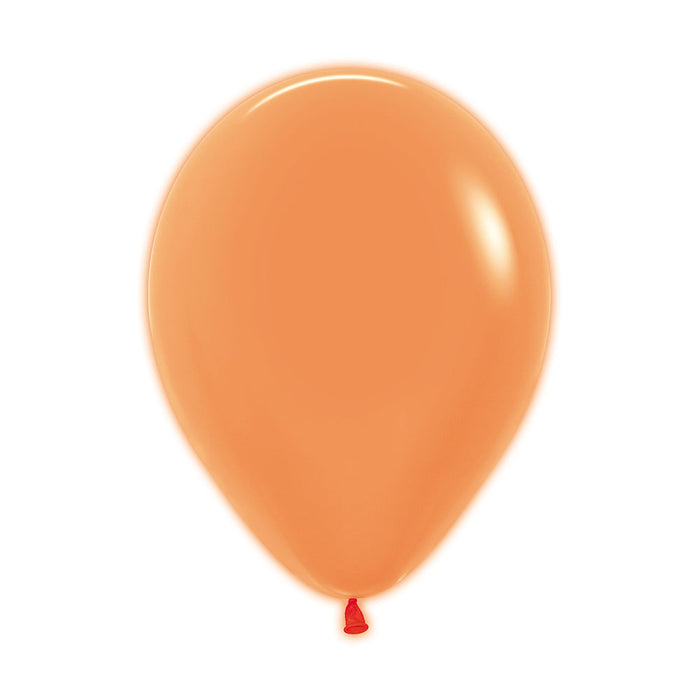 Globo Naranja Neon R12 X 50 Globos