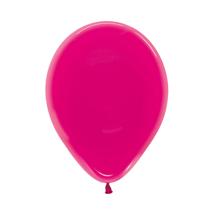 312 Globo Fucsia Cristal R12 x 50 Globos