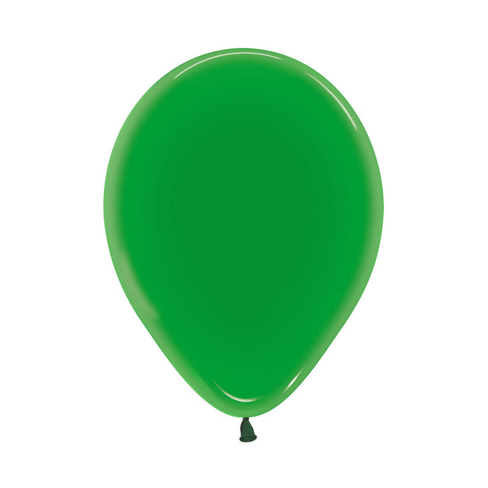 330 Globo Verde Cristal R12 x 50 Globos