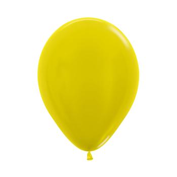 520 Globo Metal Amarillo R5 X 50 Globos