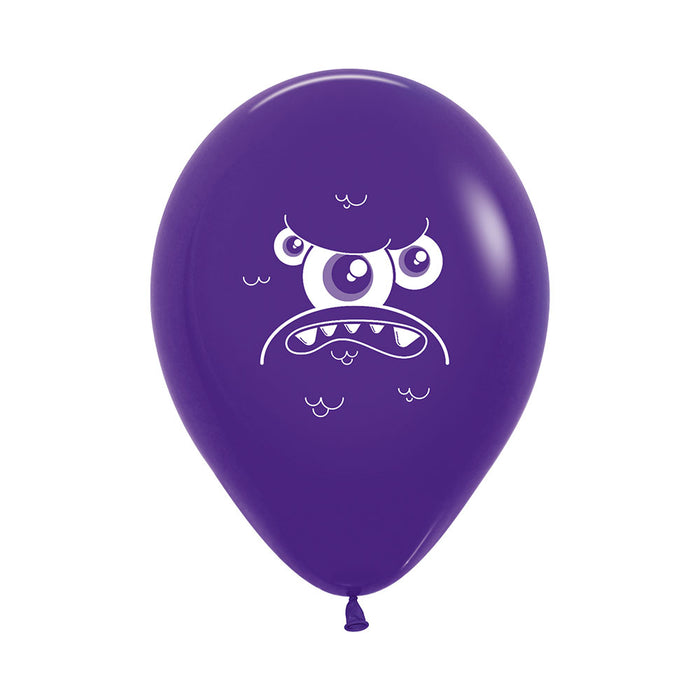 Globo Fashion Impreso Monstruos R12 X 50 Hallooween