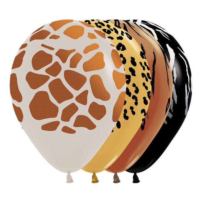 Globo Fashion y Metal Animal Print R5 X 50 Globos