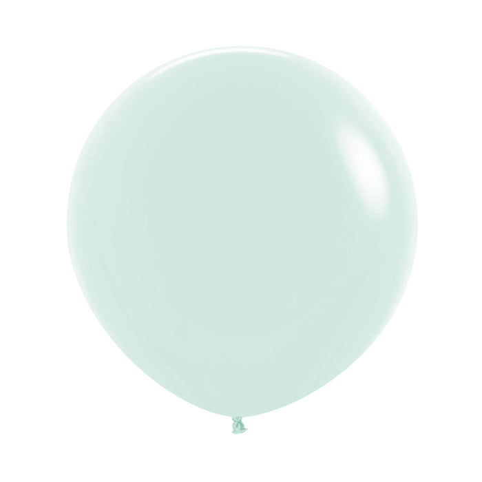 630 Verde Pastel Mate R36  x 2 Globos