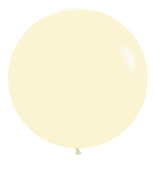 UNIDAD de Globo 609 Amarillo Pastel Mate R24 x UNIDAD