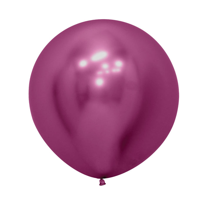 Globo Reflex Esfera R24 x 3 unidades color Fucsia