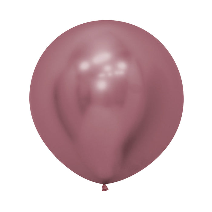 Globo Reflex Esfera R24 x 3 unidades color Rosado