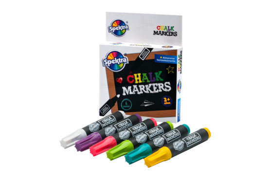 Marcadores Chalk Markers Spektra x 6