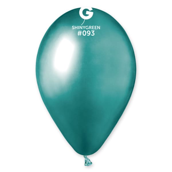 Shiny 6"� x 100 Globos Verde